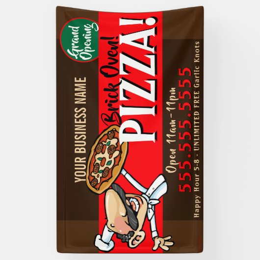 Pizza Business Promo Banner (Verticaal)