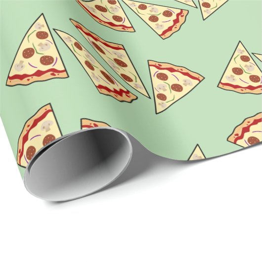Pizza by the Slice Design inpakpapier (Rol Hoek)