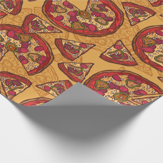 Pizza Cadeaupapier (Hoek)