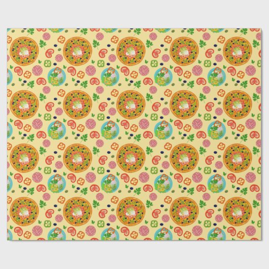 Pizza Cadeaupapier (Vlak)