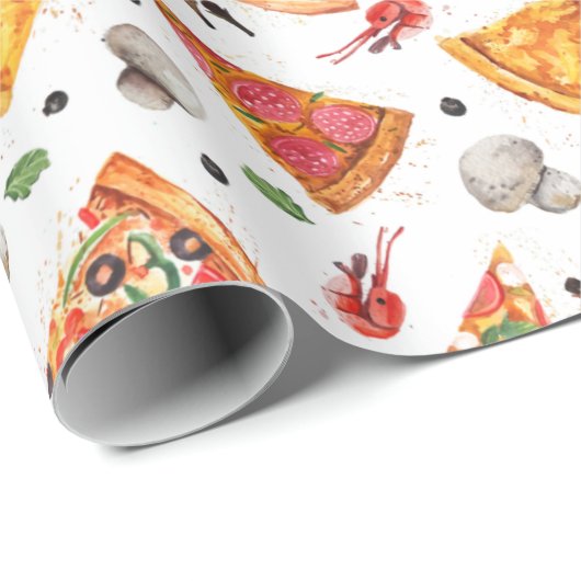 Pizza Cadeaupapier (Rol Hoek)