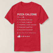 Pizza Calzone Definition Betekenis Funny T-Shirt (Design voorkant)