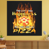 pizza canvas afdruk (Insitu (Woonkamer))