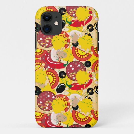 Pizza Case-Mate iPhone Case (Achterkant)