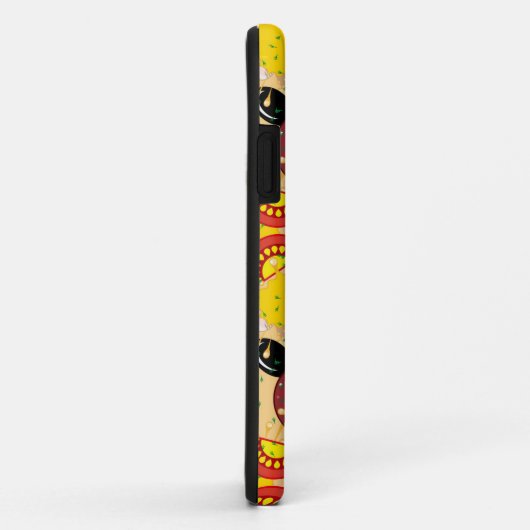 Pizza Case-Mate iPhone Case (Achterkant/rechts)
