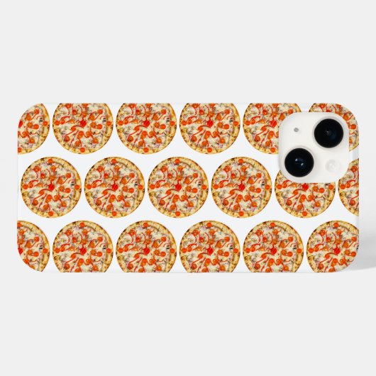 Pizza Case-Mate iPhone Case (Achterkant (horizontaal))