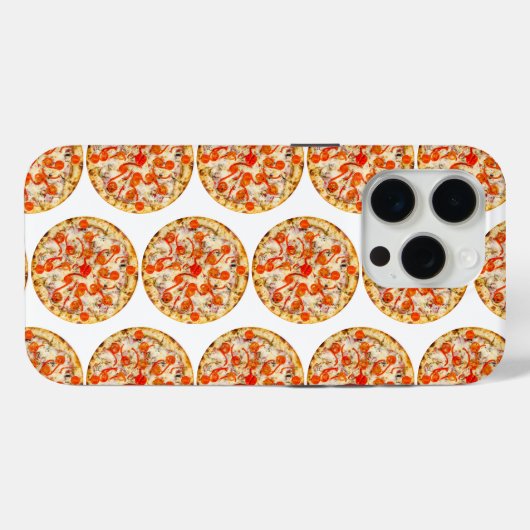Pizza Case-Mate iPhone Case (Achterkant (horizontaal))