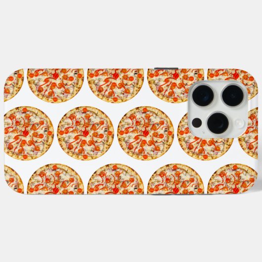 Pizza Case-Mate iPhone Case (Achterkant (horizontaal))