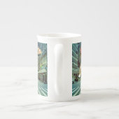 Pizza cat - cat - pizzabezorging porselein kop (Achterkant)