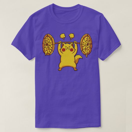 Pizza Cat Gym van Tobe Fonseca T-shirt (Design voorkant)