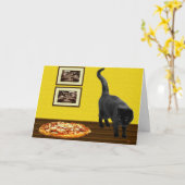 Pizza Cat Kaart (Gele Bloem)