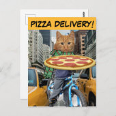 PIZZA CAT - PIZZA LEVERING! BRIEFKAARTEN (Voorkant / Achterkant)