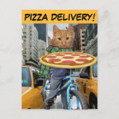 PIZZA CAT - PIZZA LEVERING! BRIEFKAARTEN (Voorkant)