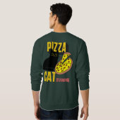 Pizza Cat, Starving, kattenmoeder, kattenliefhebbe Trui (Achterkant volledig)