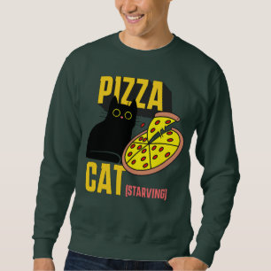 Pizza Cat, Starving, kattenmoeder, kattenliefhebbe Trui
