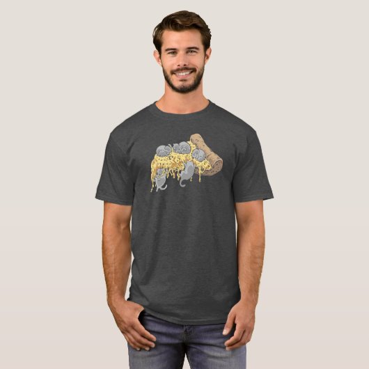 Pizza Cat! T-shirt (Voorkant volledig)