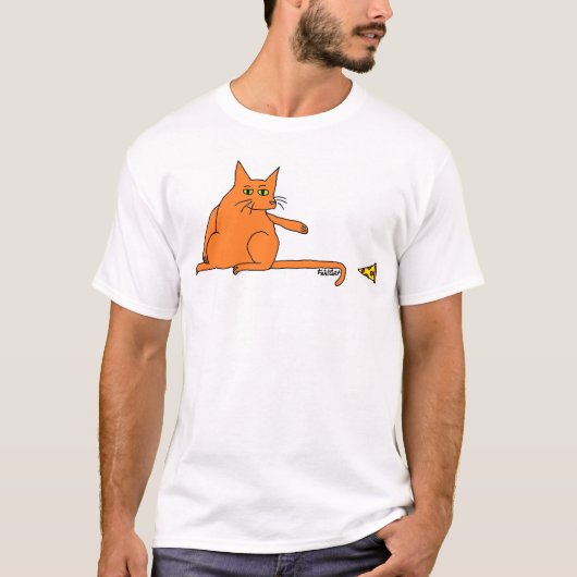 Pizza Cat T-shirt (Voorkant)