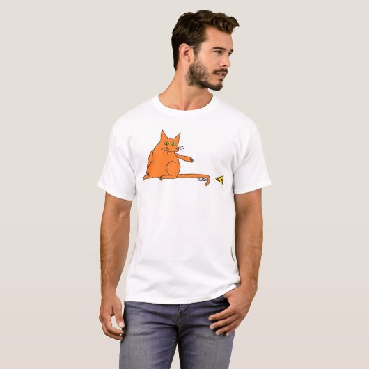 Pizza Cat T-shirt (Voorkant volledig)