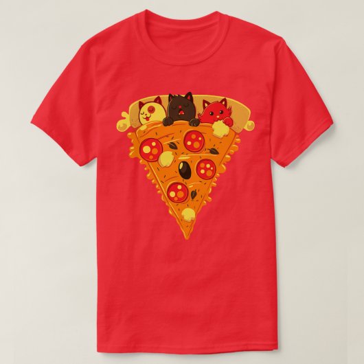 Pizza Cat T-shirt (Design voorkant)