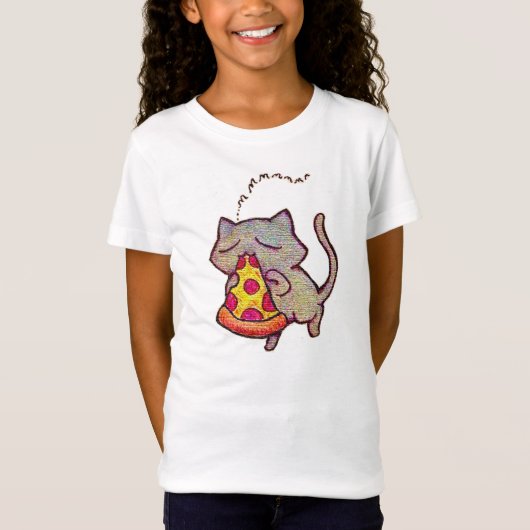 Pizza Cat. T-shirt (Voorkant)
