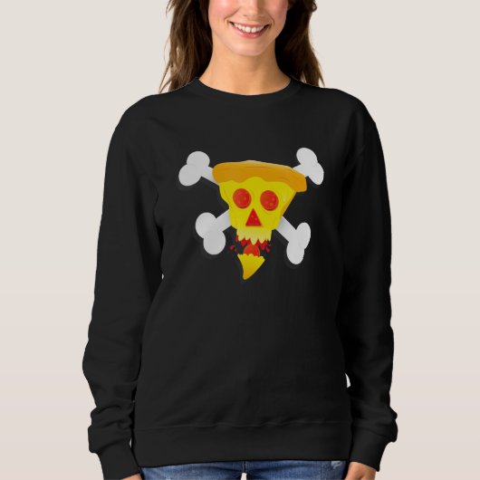 Pizza, Cheese, Skull, Pepperoni, Food, Bones, Pira Trui (Voorkant)