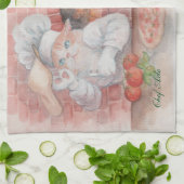 Pizza Chef Axle Dish Towel Theedoek (Gevouwen)