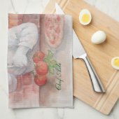 Pizza Chef Axle Dish Towel Theedoek (Quarter Fold)