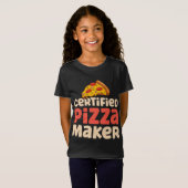 Pizza Chef Baker Certified Pizza Maker T-shirt (Voorkant volledig)