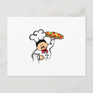 PIZZA CHEF BRIEFKAART