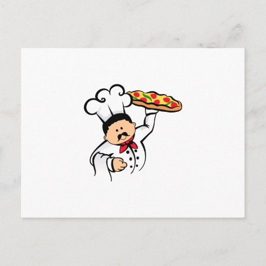 PIZZA CHEF BRIEFKAART (Voorkant)