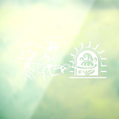 Pizza Chef Fired Brick Oven Pizzeria Raamsticker (Vel 3)