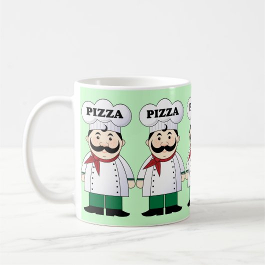 Pizza Chef Gift Mok (Links)