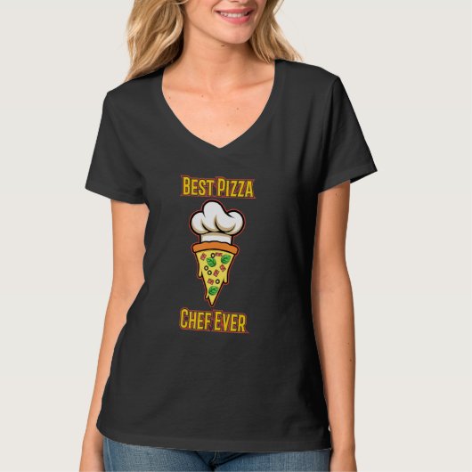 Pizza Chef Hobby Pizza Maker Funny Gezegde T-shirt (Voorkant)
