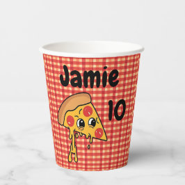 Pizza Chef Kids verjaardagsfeestje Papieren Bekers