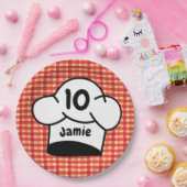 Pizza Chef Kids verjaardagsfeestje Papieren Bordje (Feest)