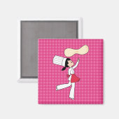 Pizza Chef Koelkast Magneet (Voorkant / Achterkant)