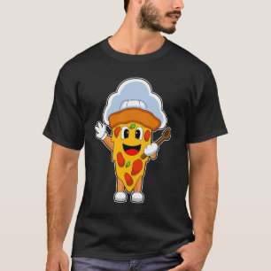 Pizza Chef-kok kooklepel T-shirt