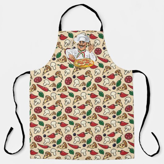 Pizza Chef Schort (Voorkant)