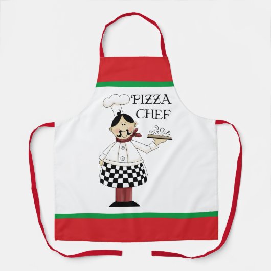 Pizza Chef Schort (Voorkant)