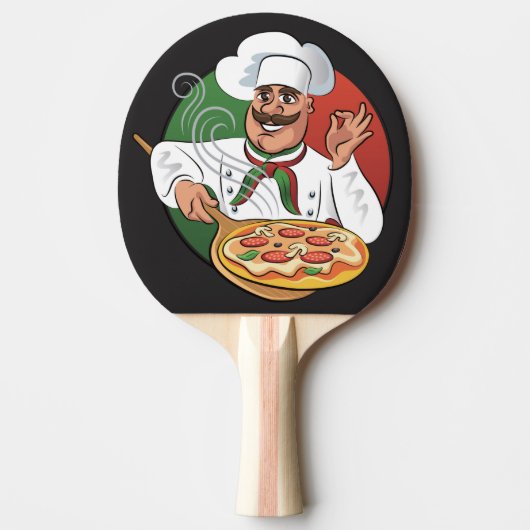 Pizza Chef Tafeltennisbatje (Voorkant)