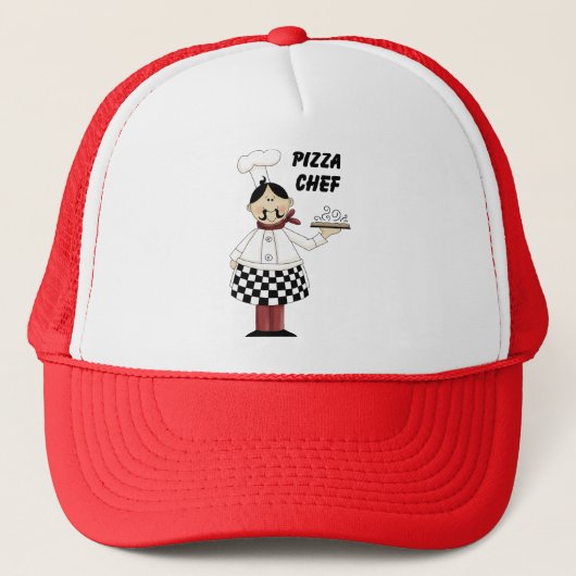 Pizza Chef Trucker Pet (Voorkant)