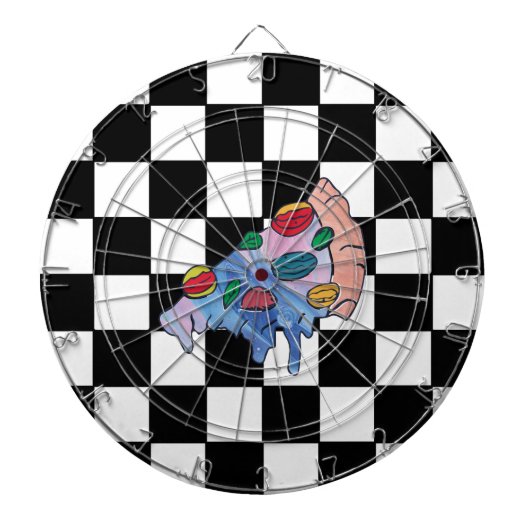 Pizza Chess Dartbord (Voorkant)