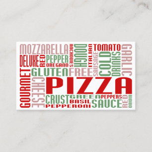 pizza (chit praatje) klantenkaartje