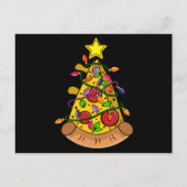 Pizza Christmas Tree Gift, Funny Pizza Costumes Briefkaart (Voorkant)