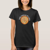 Pizza Circle of Life Pizza T-shirt (Voorkant)