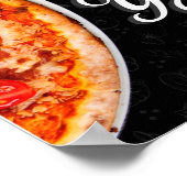 Pizza citeert het hoogste Uitzicht voor Pizzeria n Poster (Hoek)