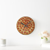 Pizza Clock Ronde Klok (Huis)