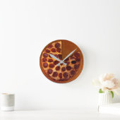 Pizza Clock Ronde Klok (Huis)