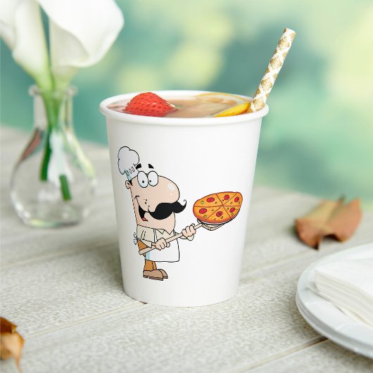 Pizza Cook Papieren Bekers