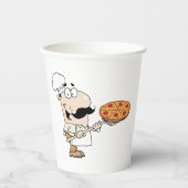 Pizza Cook Papieren Bekers (Voorkant)